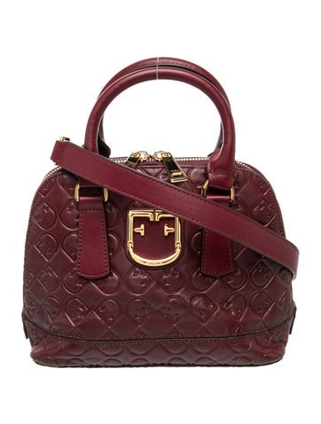 Leather Top Handle Bag