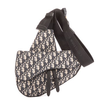 Dior Canvas Dior Homme Saddle Crossbody Bag
