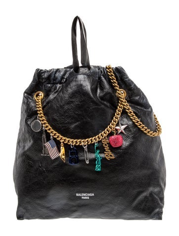 Leather Crush Tote Medium 2024