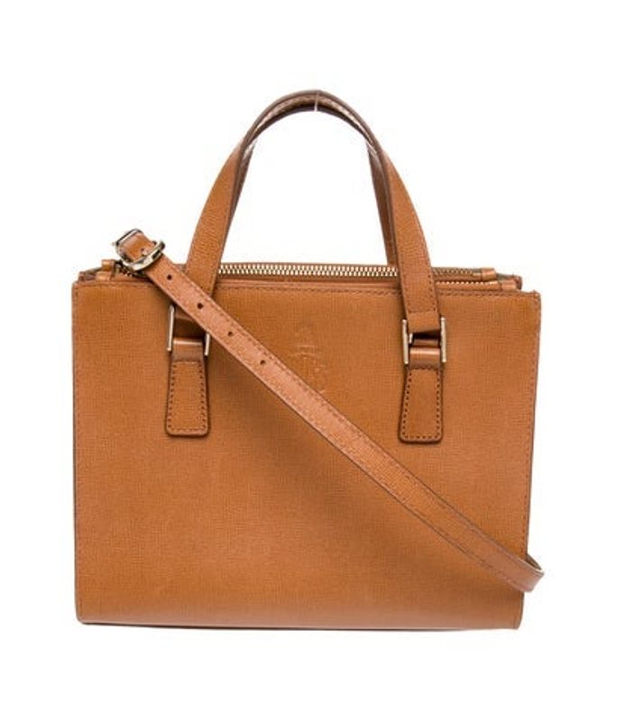 Mark Cross Cross Leather Top Handle Bag Vintage