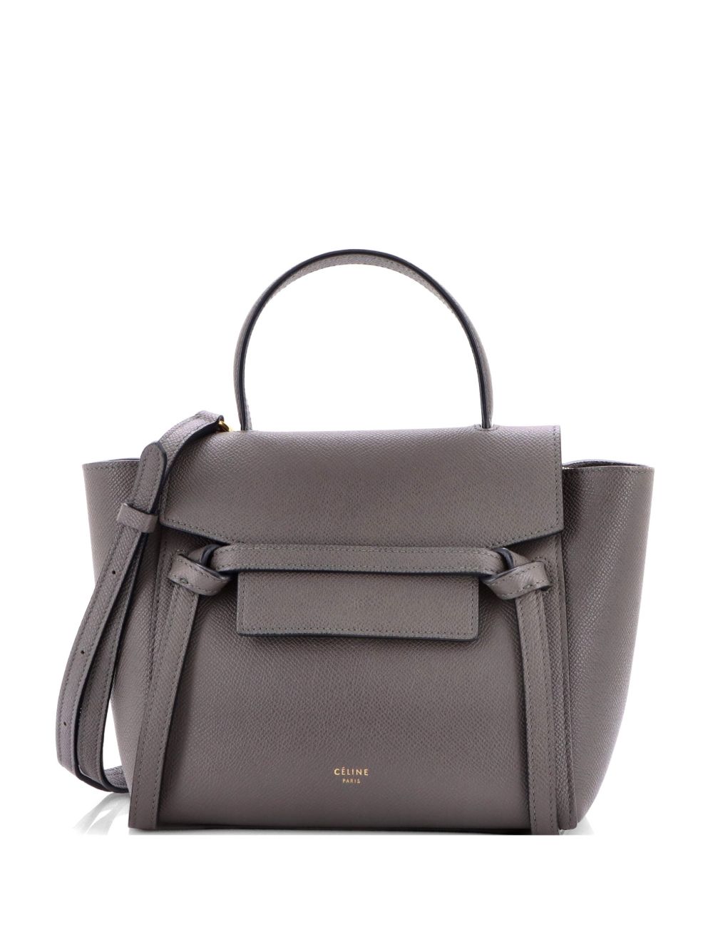 Belt Bag Textured Leather Nano shoulder bag