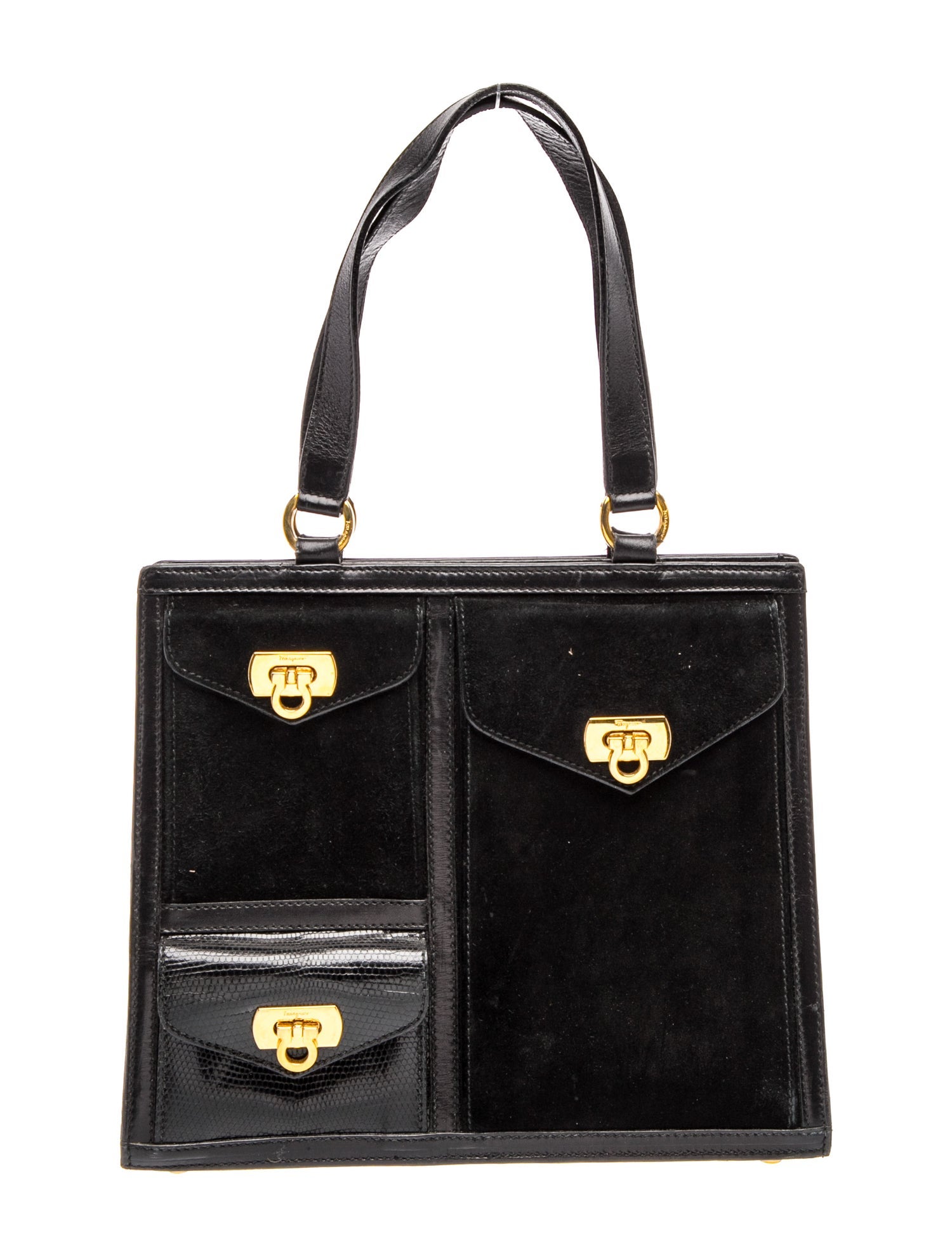 Leather Top Handle Bag