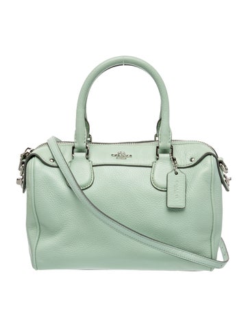 Leather Top Handle Bag