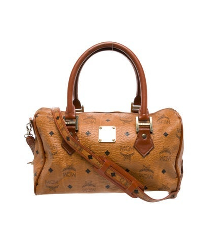 MCM Visetos Top Handle Bag Vintage