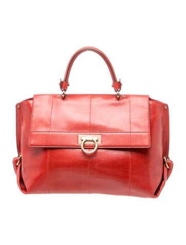 Leather Top Handle Bag
