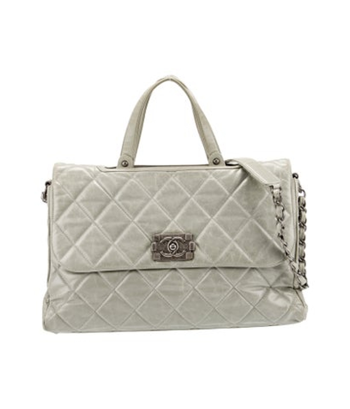 Chanel Quilted Boy Satchel Bag