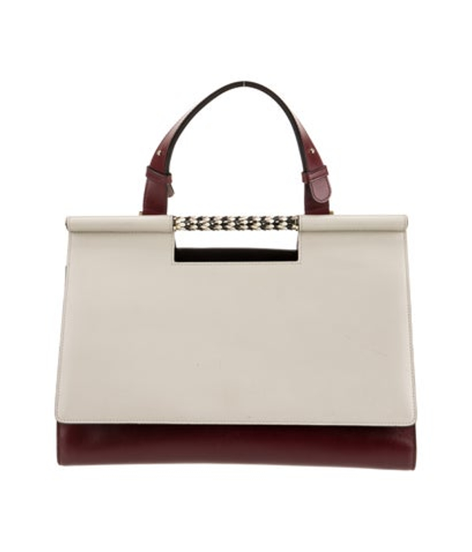 Bvlgari Leather Top Handle Bag