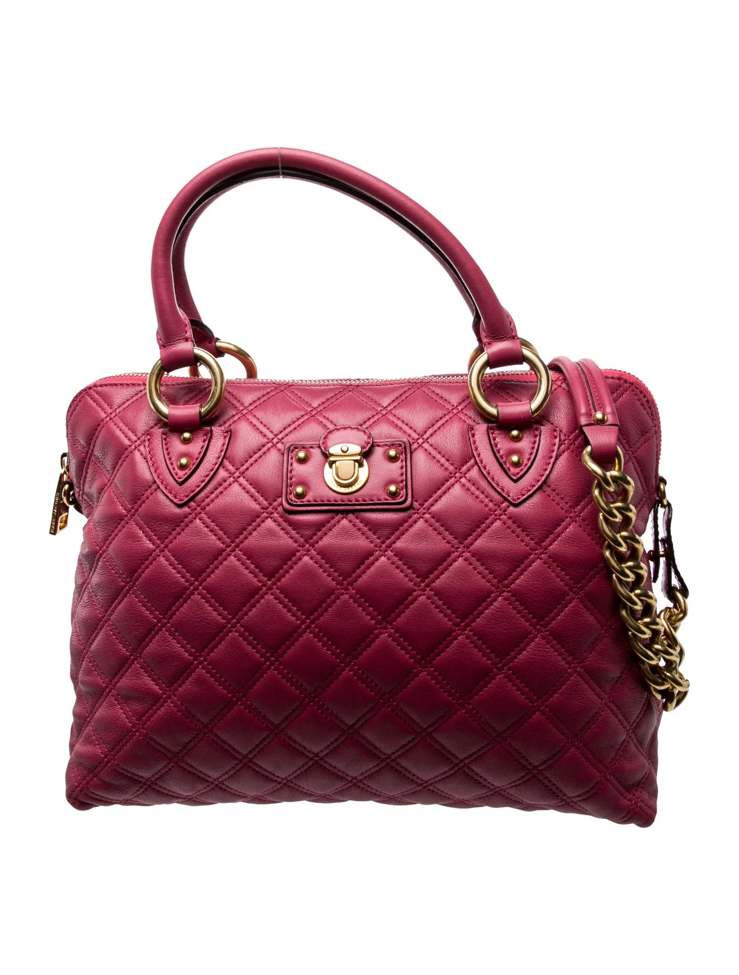 Leather Top Handle Bag