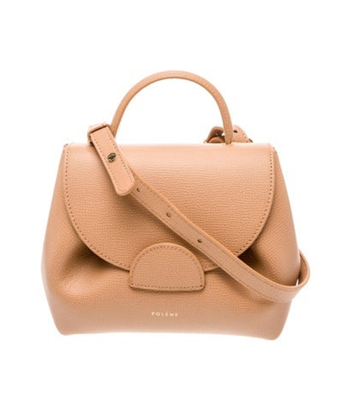 Polene Leather Crossbody Bag