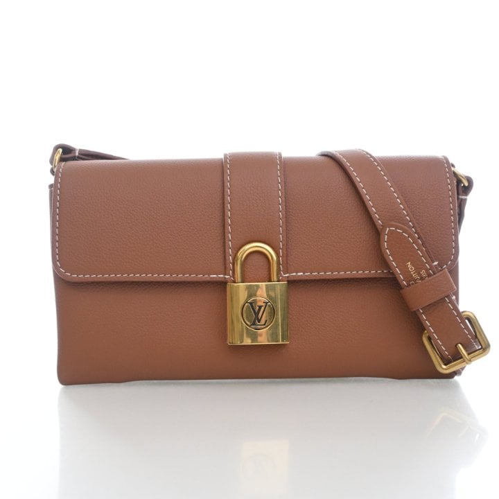 Louis Vuitton Calfskin Low Key Wallet On Chain (WOC)