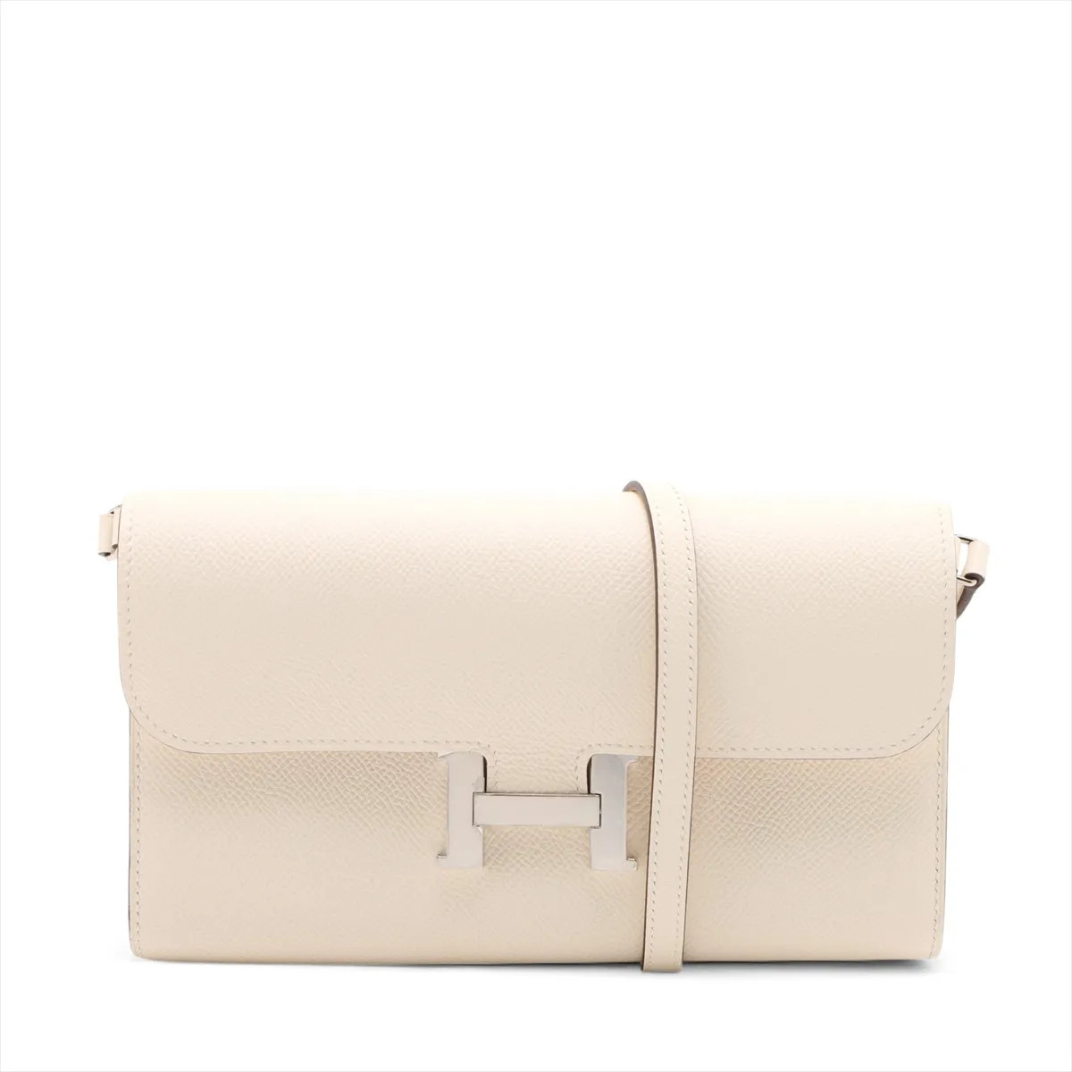 Hermès Constance Long Togo Veau Epsom Nata Silver Metal Fittings