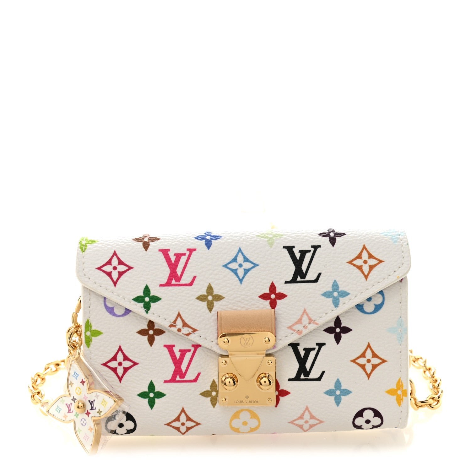 Louis Vuitton LV X TM Monogram Multicolor Pouch Metis Belt White White