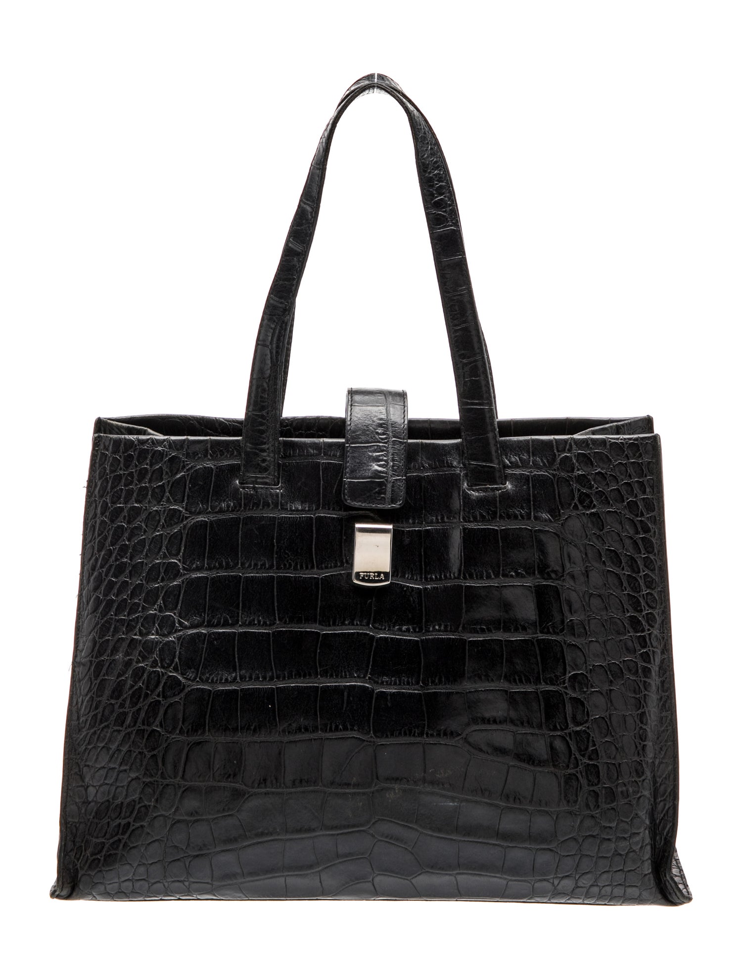 Embossed Leather Tote