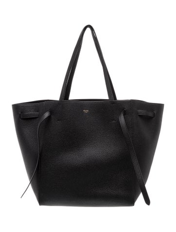 Leather Cabas Phantom w/Belt Small