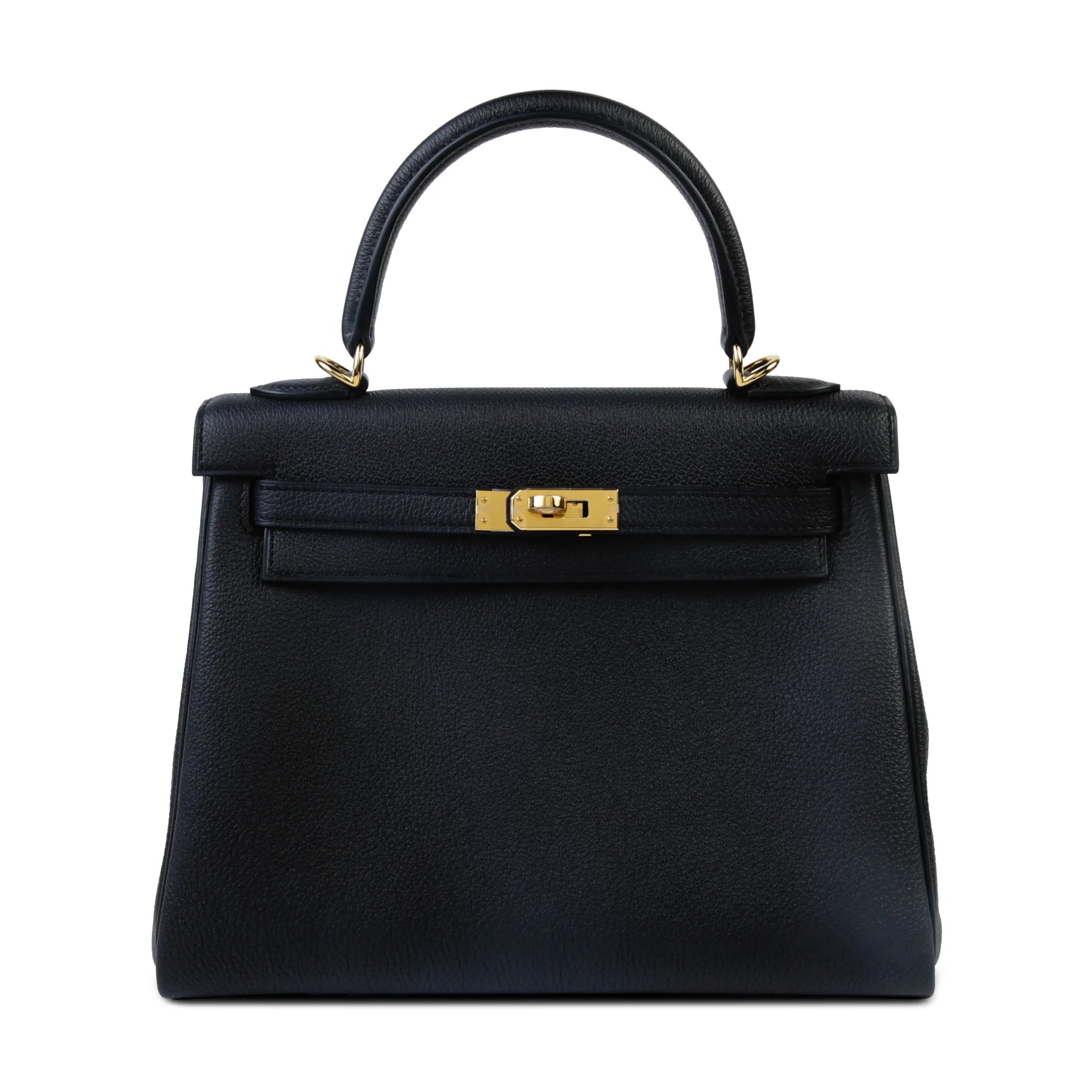 Brand New ( Rank N ) HERMÈS Kelly 25 Noir (89) Togo Gold hardware G (2026)