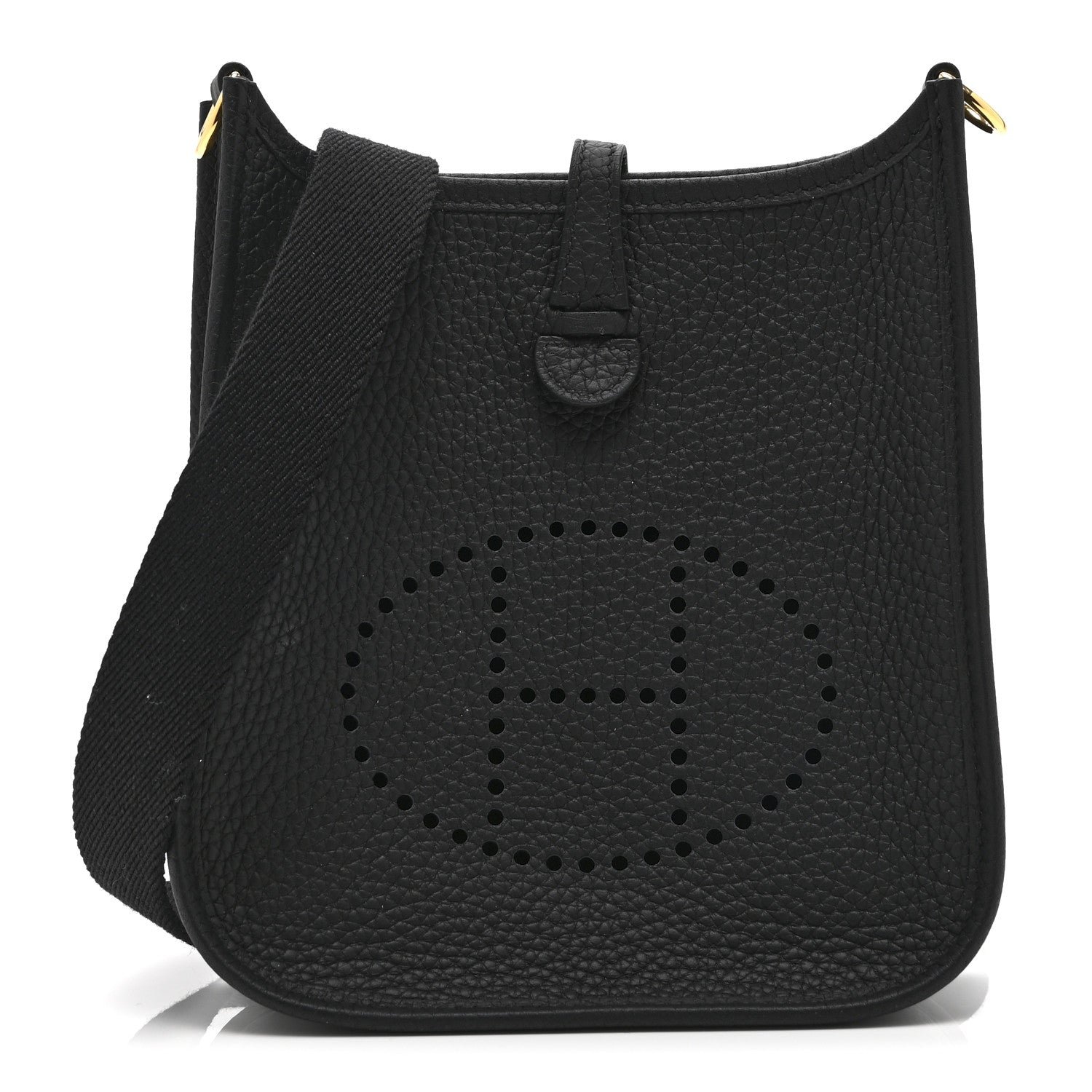 Hermes Taurillon Clemence Evelyne TPM Black