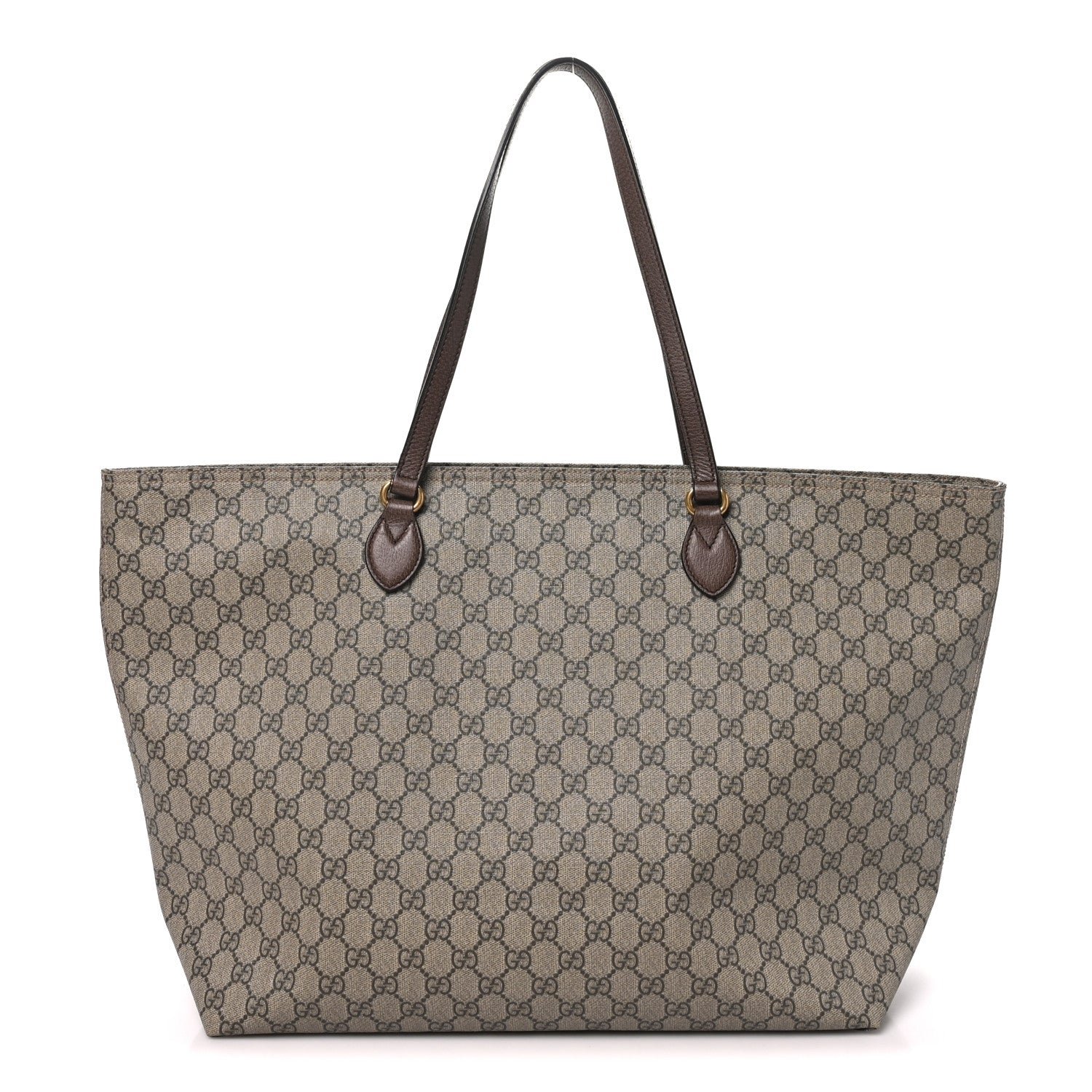 Gucci GG Supreme Monogram Medium Ophidia Shopping Tote Ebony