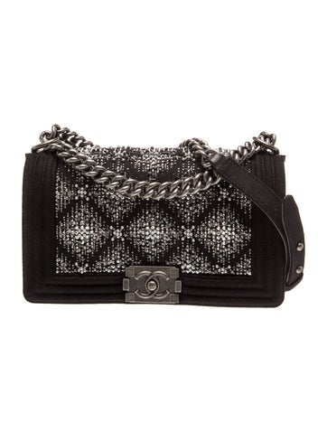 Strass Medium Boy Bag