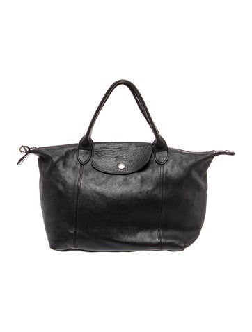 Leather Top Handle Bag