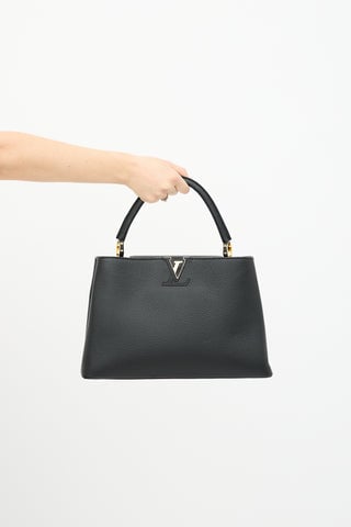 Taurillon Capucine MM Top Handle Bag