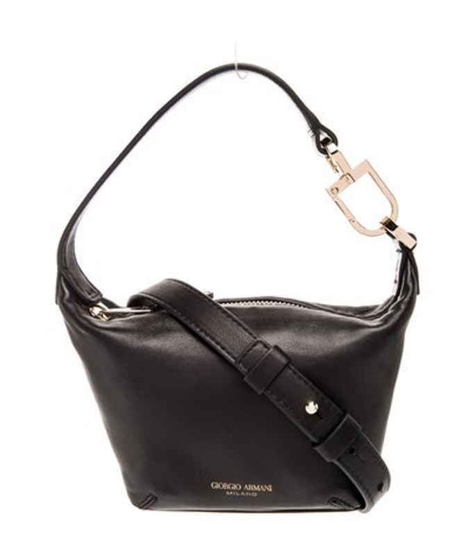 Giorgio Armani Armani Leather Hobo W Tags