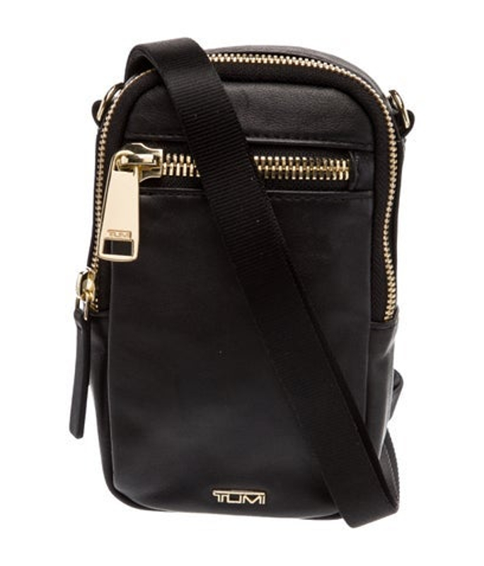 Tumi Leather Crossbody Bag