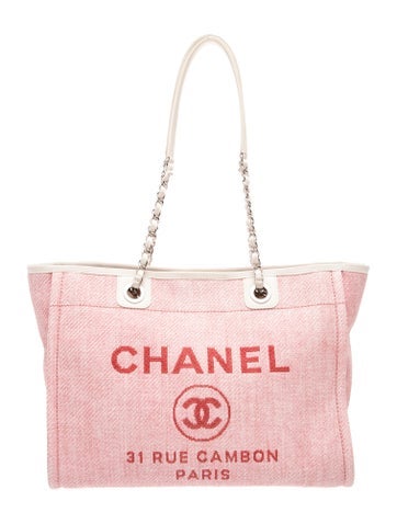 Small Raffia Deauville Shopping Bag
