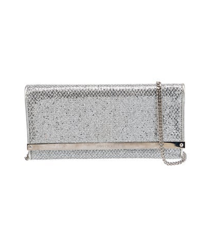 Jimmy Choo Choo Glitter Clutch