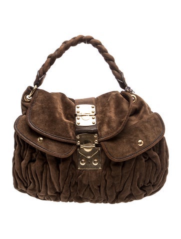 Miu Miu Quilted Top Handle Bag