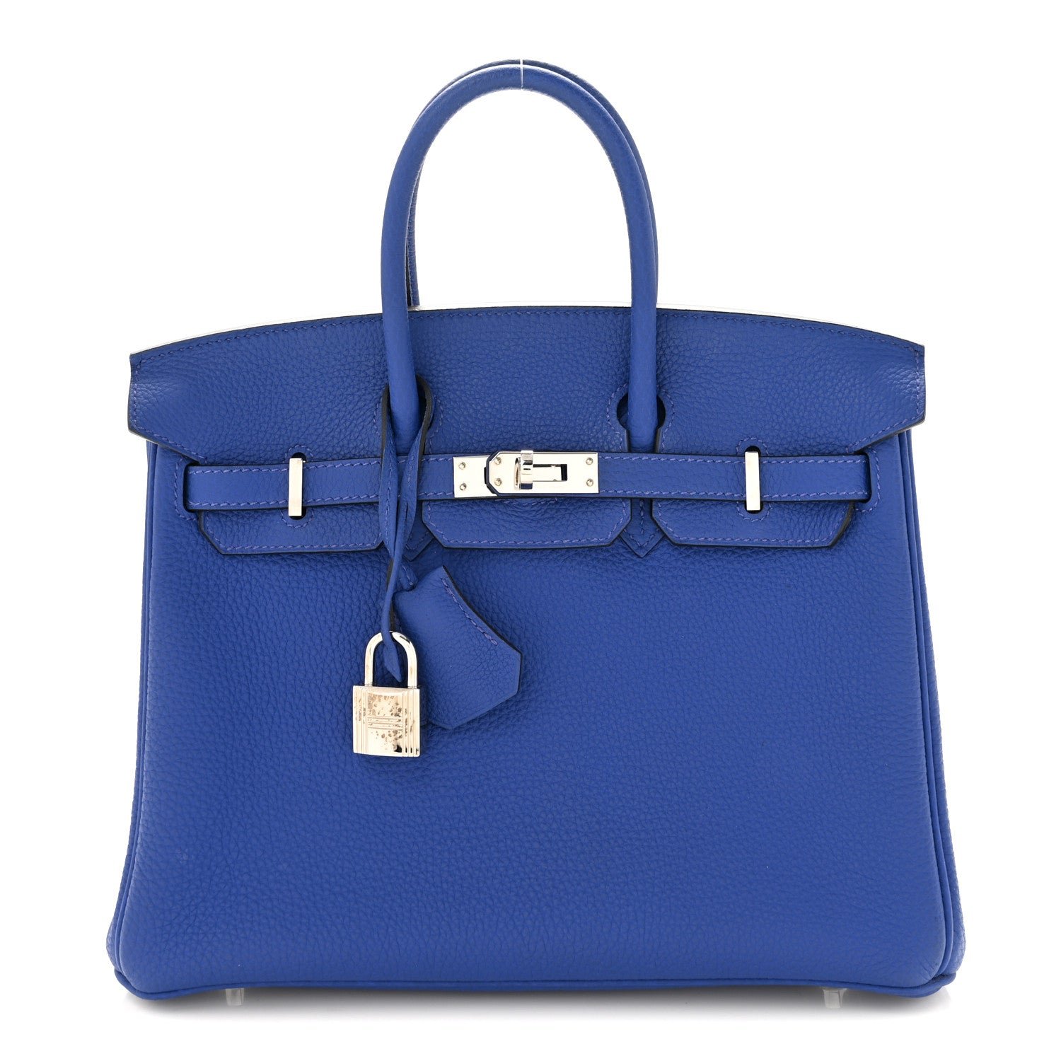 Hermes Hermes Togo Birkin 25 Bleu Electrique