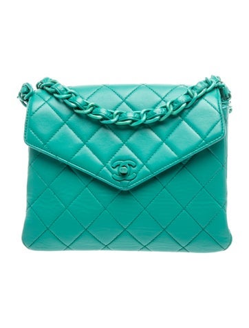 Quilted Envelope Flap Bag