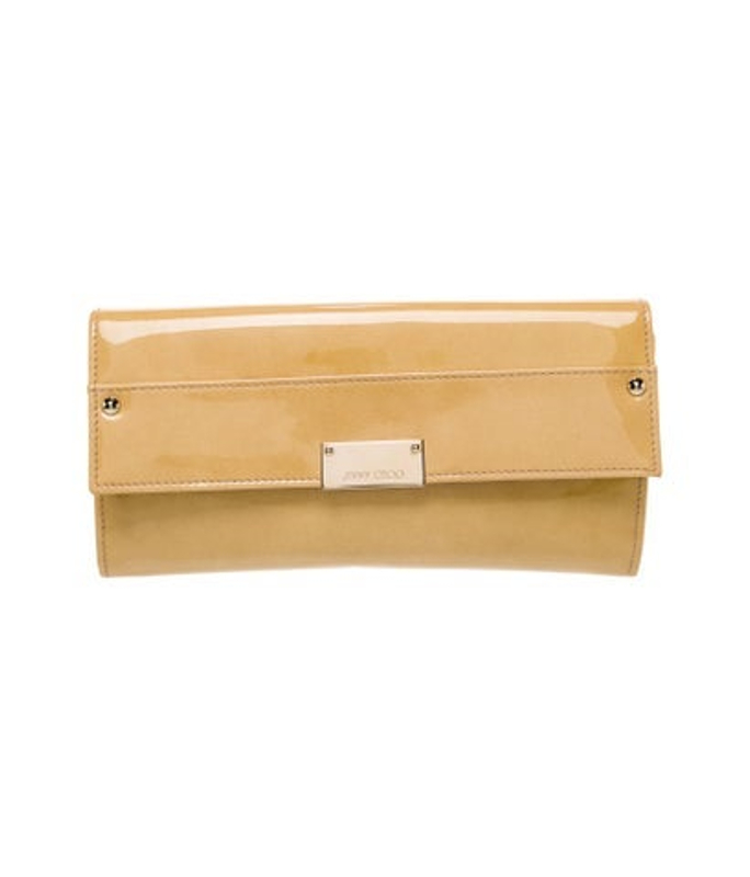 Jimmy Choo Choo Patent Leather Clutch