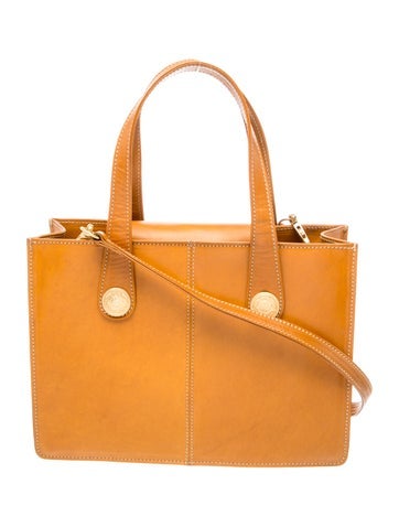Leather Top Handle Bag
