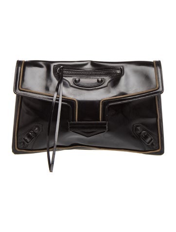 Patent Leather Motocross Clutch