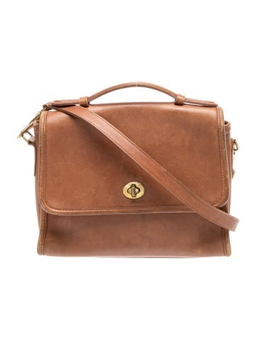 Leather Top Handle Bag
