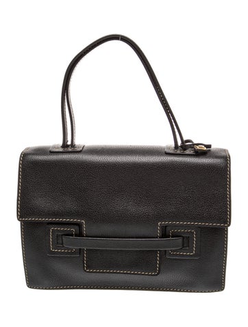 Leather Top Handle Bag Vintage