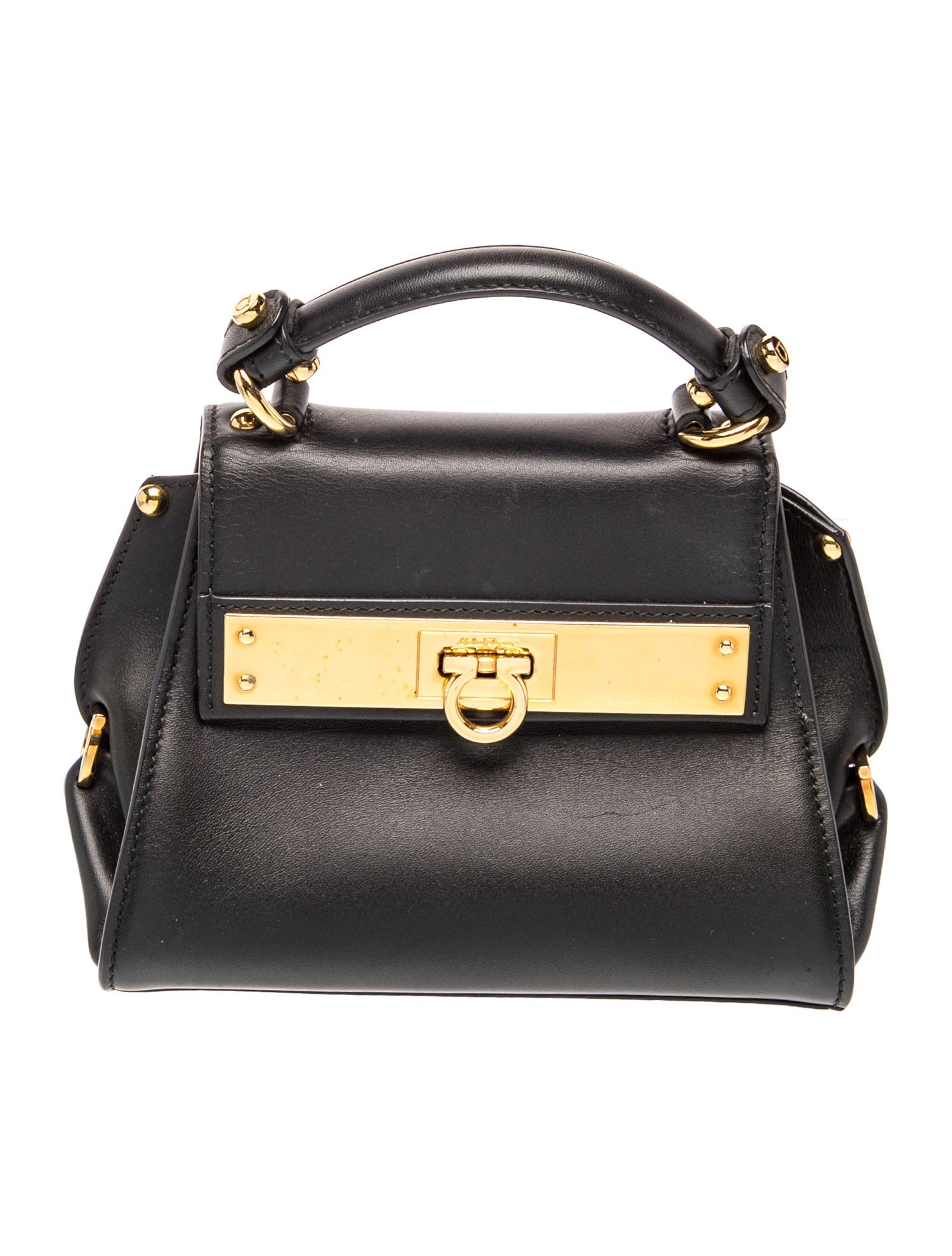 Leather Top Handle Bag
