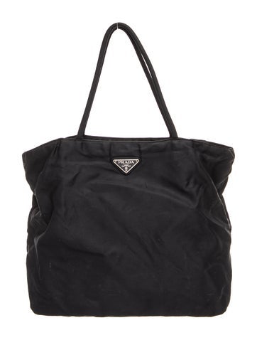 Tessuto Nylon Top Handle Bag Vintage