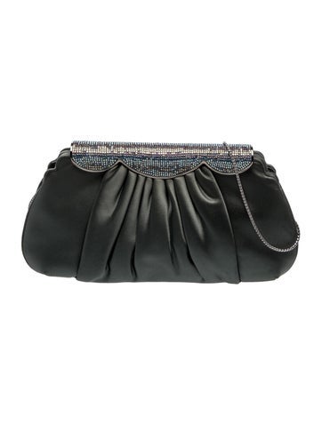 Judith Leiber Satin Shoulder Bag