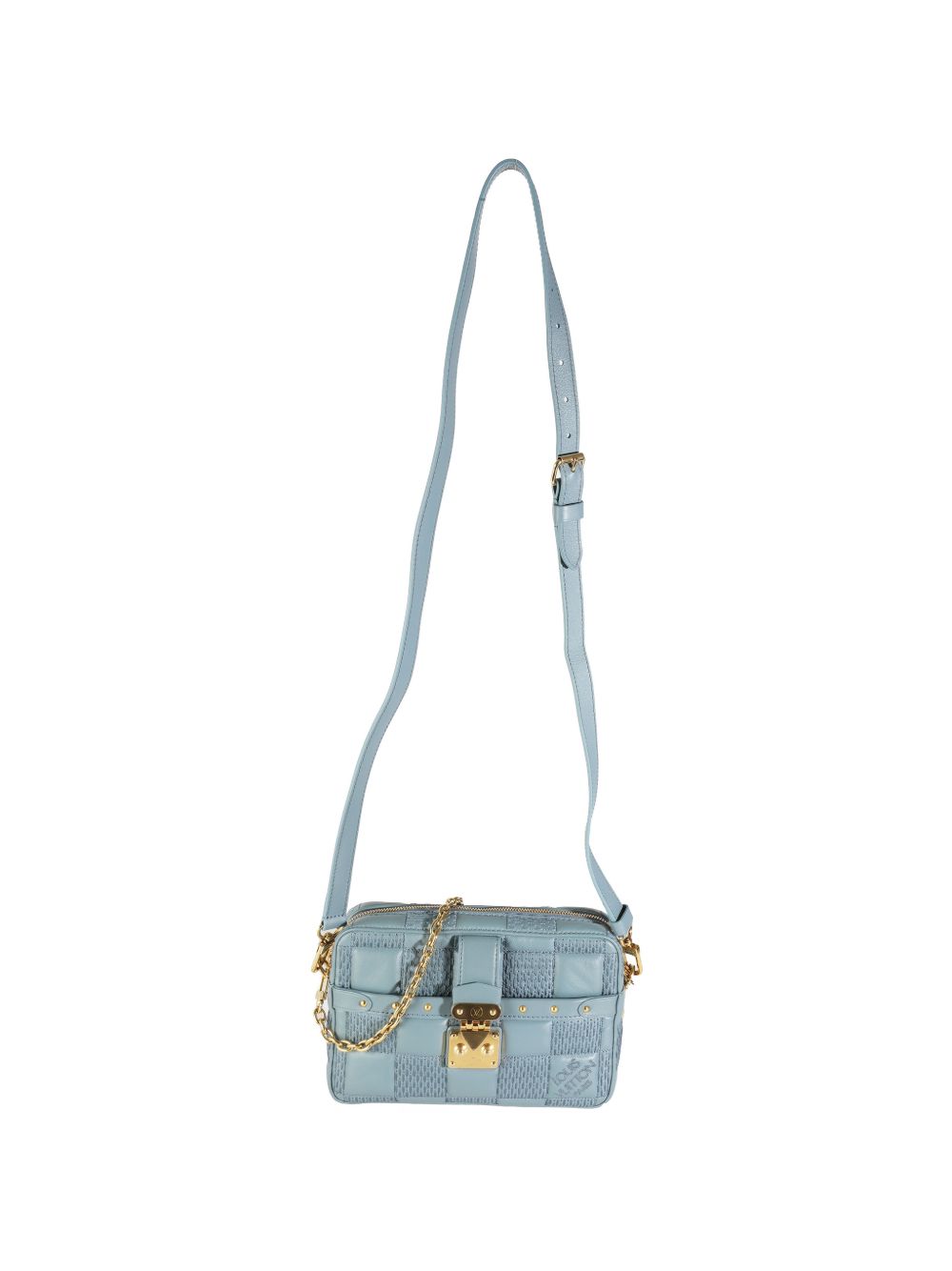 2021-2023 PM Glacier Damier crossbody bag