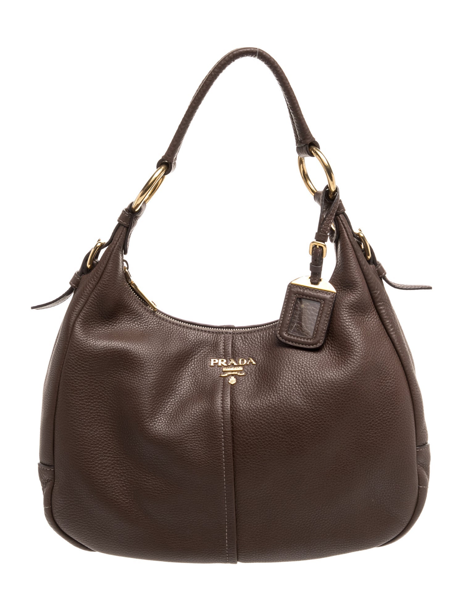 Vitello Daino Leather Shoulder Bag
