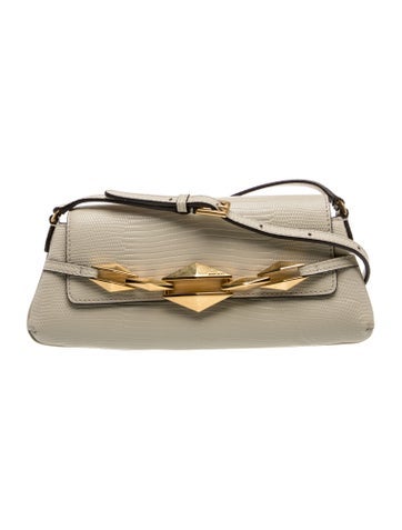 Jimmy Choo Embossed Leather Diamond w/ Tags