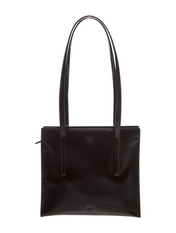 Spazzolato Leather Shoulder Bag Vintage