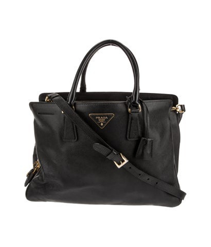 Prada Saffiano Leather Black Saffiano Lux Leather Gardener S Tote