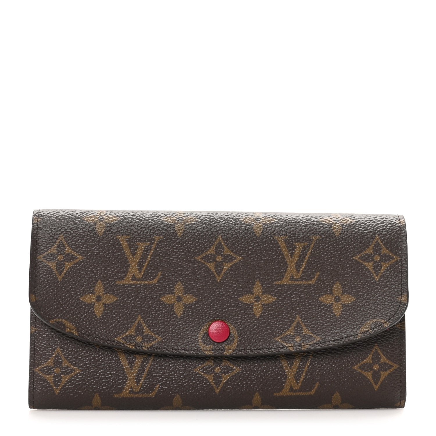 Louis Vuitton Monogram Emilie Wallet Fuchsia