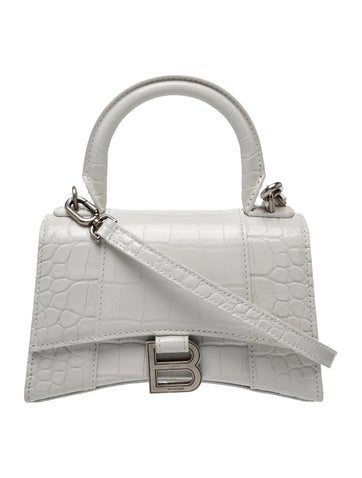 Embossed Leather Top Handle Bag Medium w/ Tags