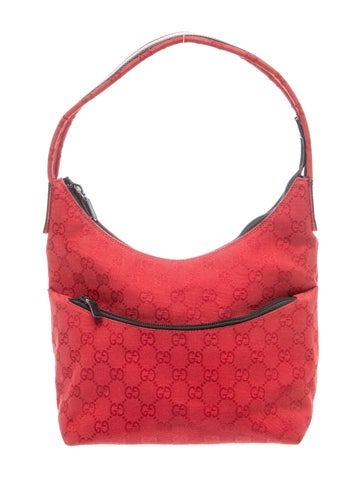 Gucci GG Canvas Shoulder Bag Vintage