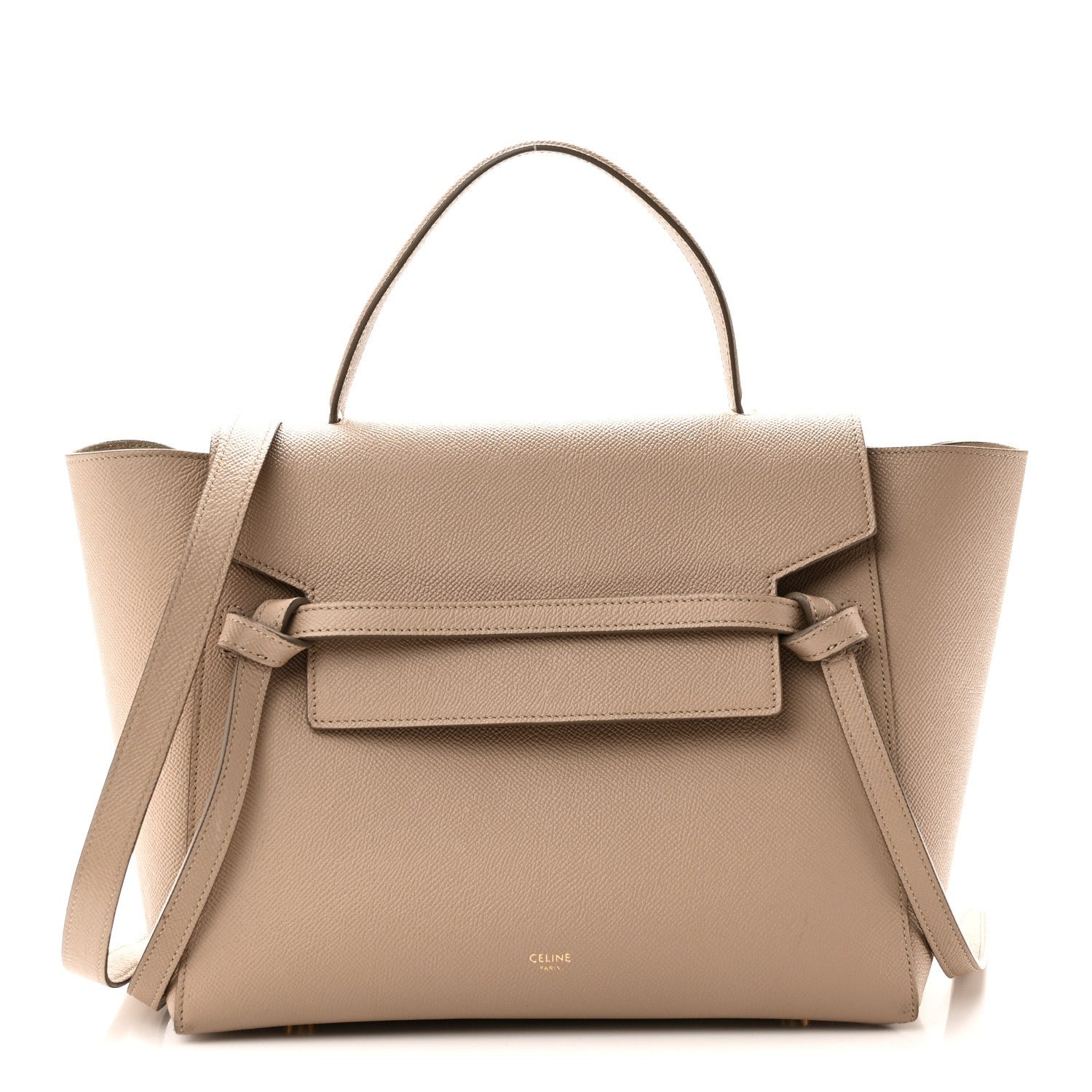 Celine Grained Calfskin Mini Belt Bag Light Taupe