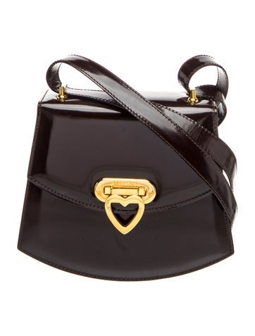 Moschino Patent Leather Shoulder Bag