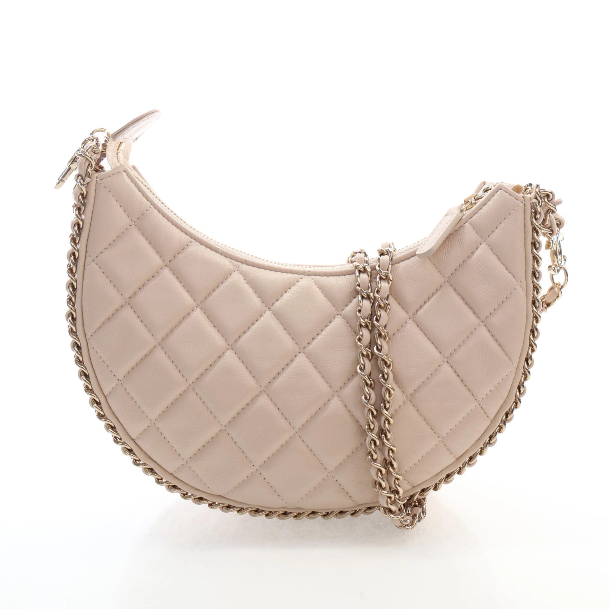 Chanel Small Lambskin Chain Around Hobo